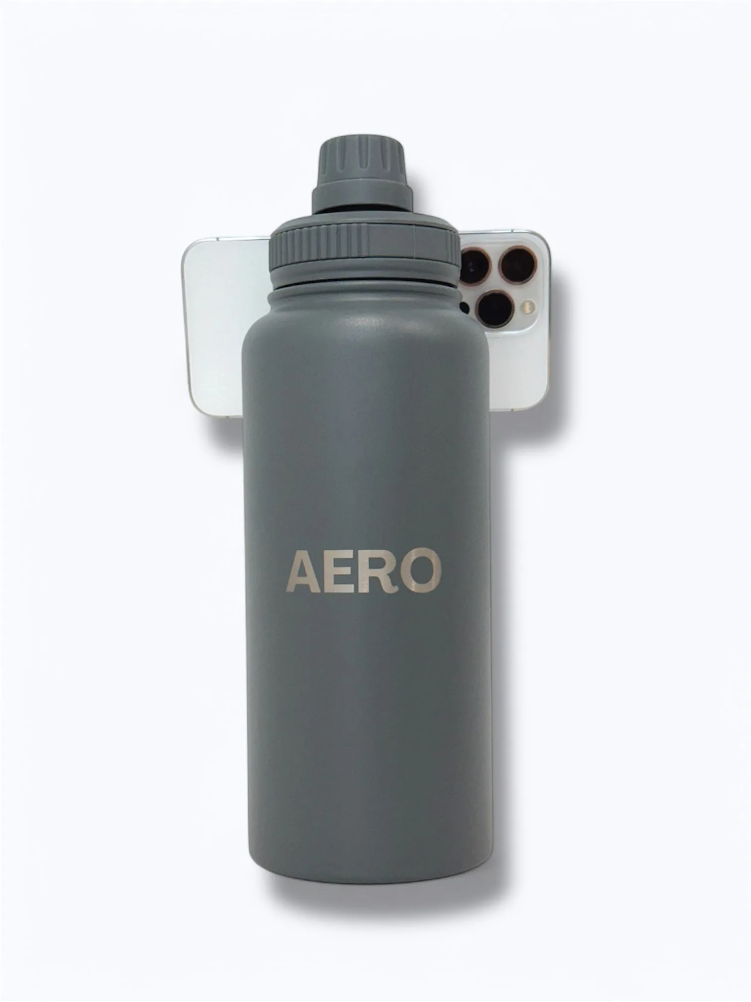 AERO- Grey 1L Magnetic Water Bottle