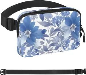 Aesthetic Colored Flowers-602 Belt Bag for Men and Women Fanny Pack,Belt Bag with Adjustable Strap,Fashion Crossbody Everywhere Belt Bag for Travel Outdoors Running Hiking