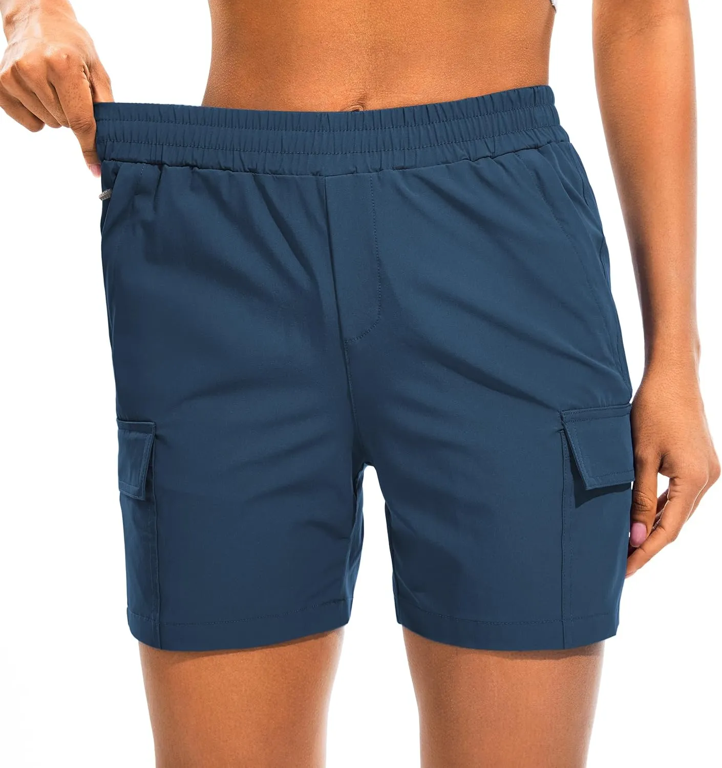 AFITNE Women's 5"/ 7" Hiking Cargo Shorts Quick Dry Lightweight Summer Athletic Running Shorts with Pockets UPF 50 