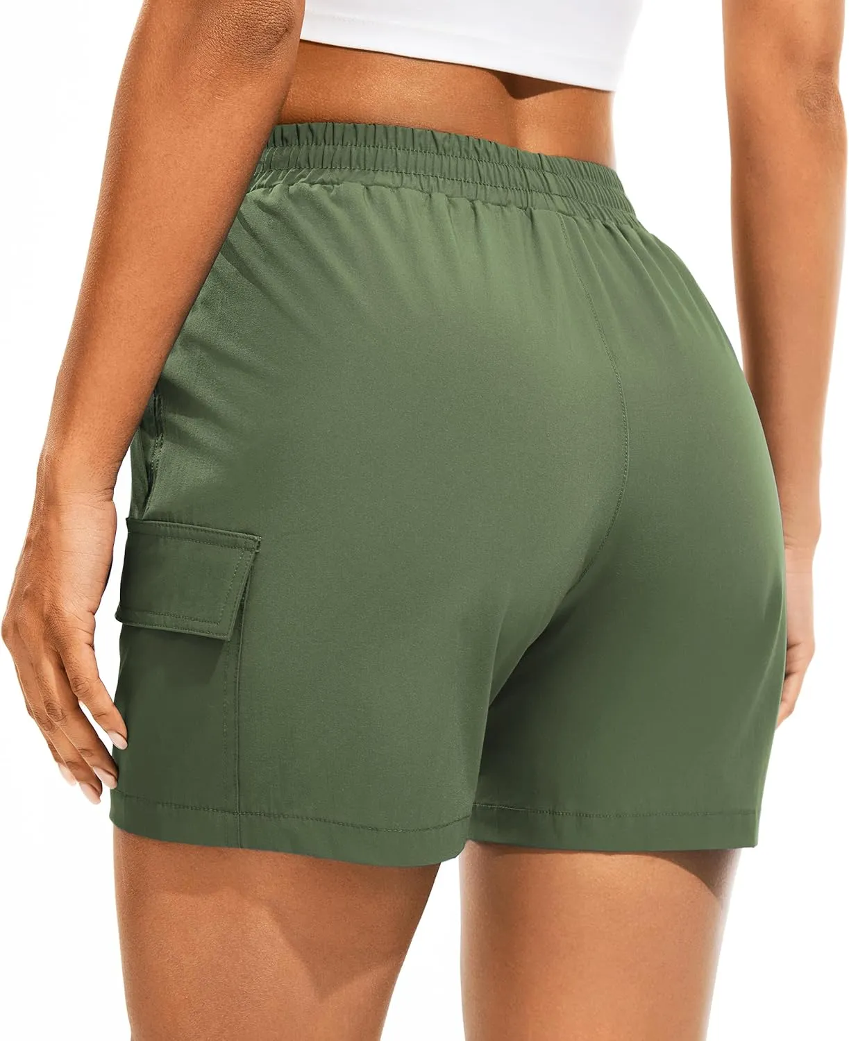 AFITNE Women's 5"/ 7" Hiking Cargo Shorts Quick Dry Lightweight Summer Athletic Running Shorts with Pockets UPF 50 