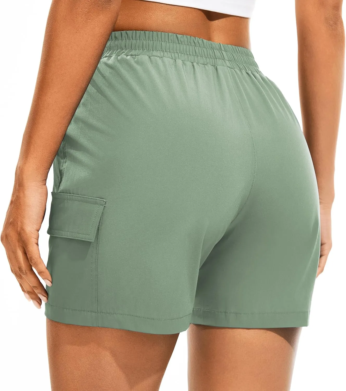AFITNE Women's 5"/ 7" Hiking Cargo Shorts Quick Dry Lightweight Summer Athletic Running Shorts with Pockets UPF 50 