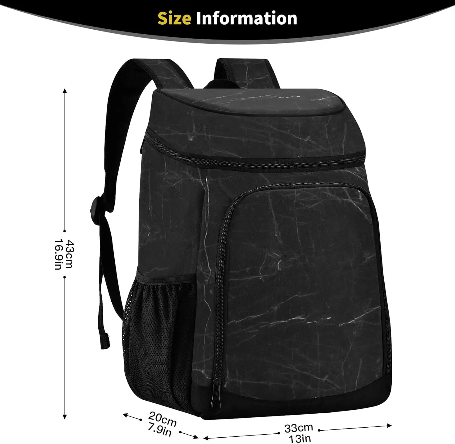 ALAZA Backpack Cooler for Women Men Insulated Waterproof Leak Proof Coolers for Hiking Camping Beach, 36 Cans