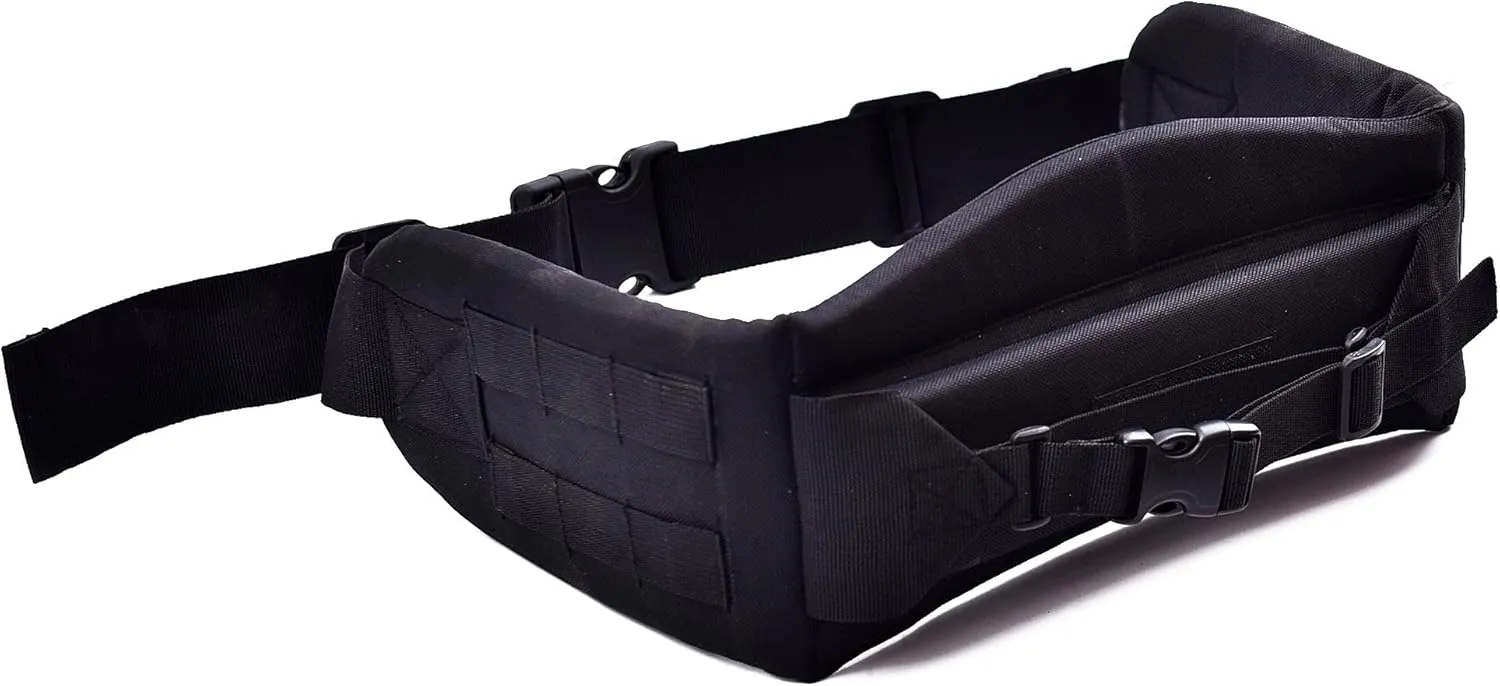 A.L.I.C.E Kidney Belt for Framed Rucksack/A.L.I.C.E. Pack Kidney Pad with Waist Strap and Frame attaching Belt LC-2 Kidney Pad BLACK
