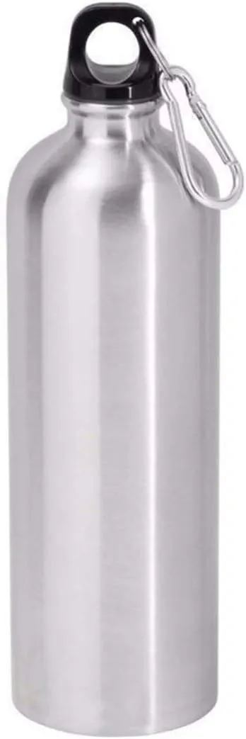 Aluminum Water Bottle - Narrow Mouth Sport Water Bottle with Screw Lid Looped, Vacuum Insulated & BPA Free, Portable Outdoor Water Bottle