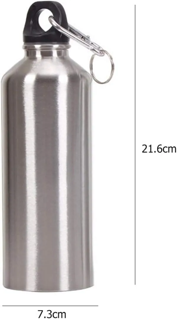 Aluminum Water Bottle - Narrow Mouth Sport Water Bottle with Screw Lid Looped, Vacuum Insulated & BPA Free, Portable Outdoor Water Bottle