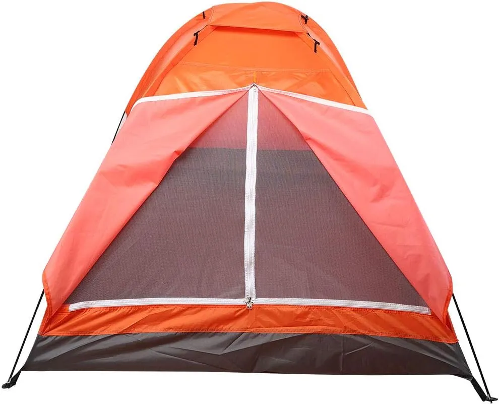 Alvinlite Backpacking Tent for One 1 to 2 Persons Lightweight Waterproof Camping Hiking Tent for Adults Kids Scouts Easy Setup Single Layer 200x150x110cm/78.7x59.1x43.3in