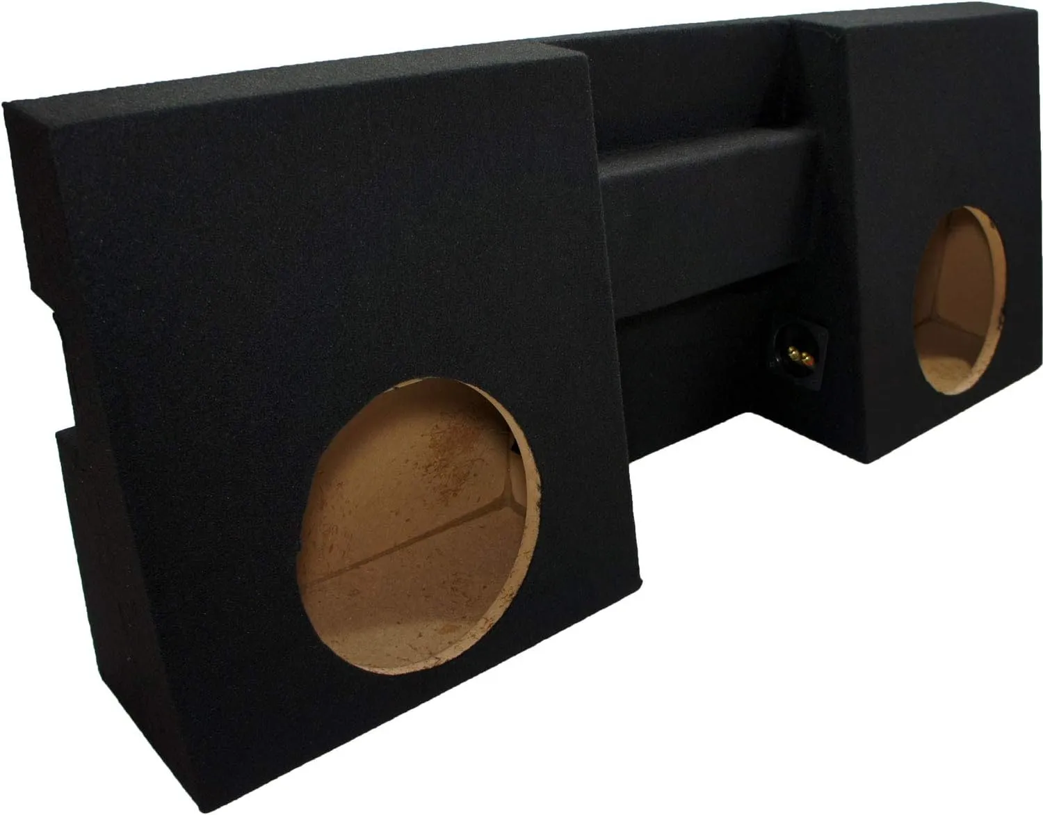 American Sound Connection Compatible with Toyota Tacoma 2005-2015 Double Cab Dual 10" Sub Box Enclosure