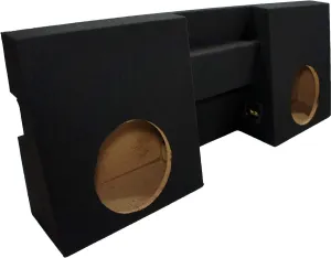 American Sound Connection Compatible with Toyota Tacoma 2005-2015 Double Cab Dual 10" Sub Box Enclosure
