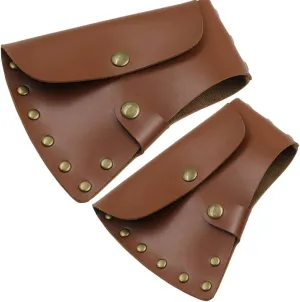 Angoily Outdoor Survival Hatchet Protective Cover 2pcs Leather Hatchet Head Sleeve