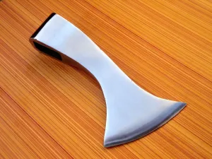 Antiqued Francisca Viking Bearded Axe Head - Hand Forged Viking Axe Custom Forged high Carbon Steel hatchets Multi Purpose Camping Axe Head