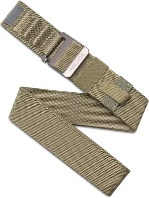 Arcade Belts Hardware Alu Utility Belt - Low-Profile Aluminum Buckle, Heavy Duty Work Belt, Stretch Webbing, Anti-Slip