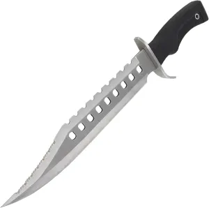 Armory Replicas™ - Hunting Outdoor Survivors Sporting Sawback Knife 17 Inches Silver
