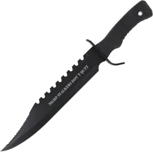 Armory Replicas Night Stalkers Don't Quit Sawback Sporting Knife
