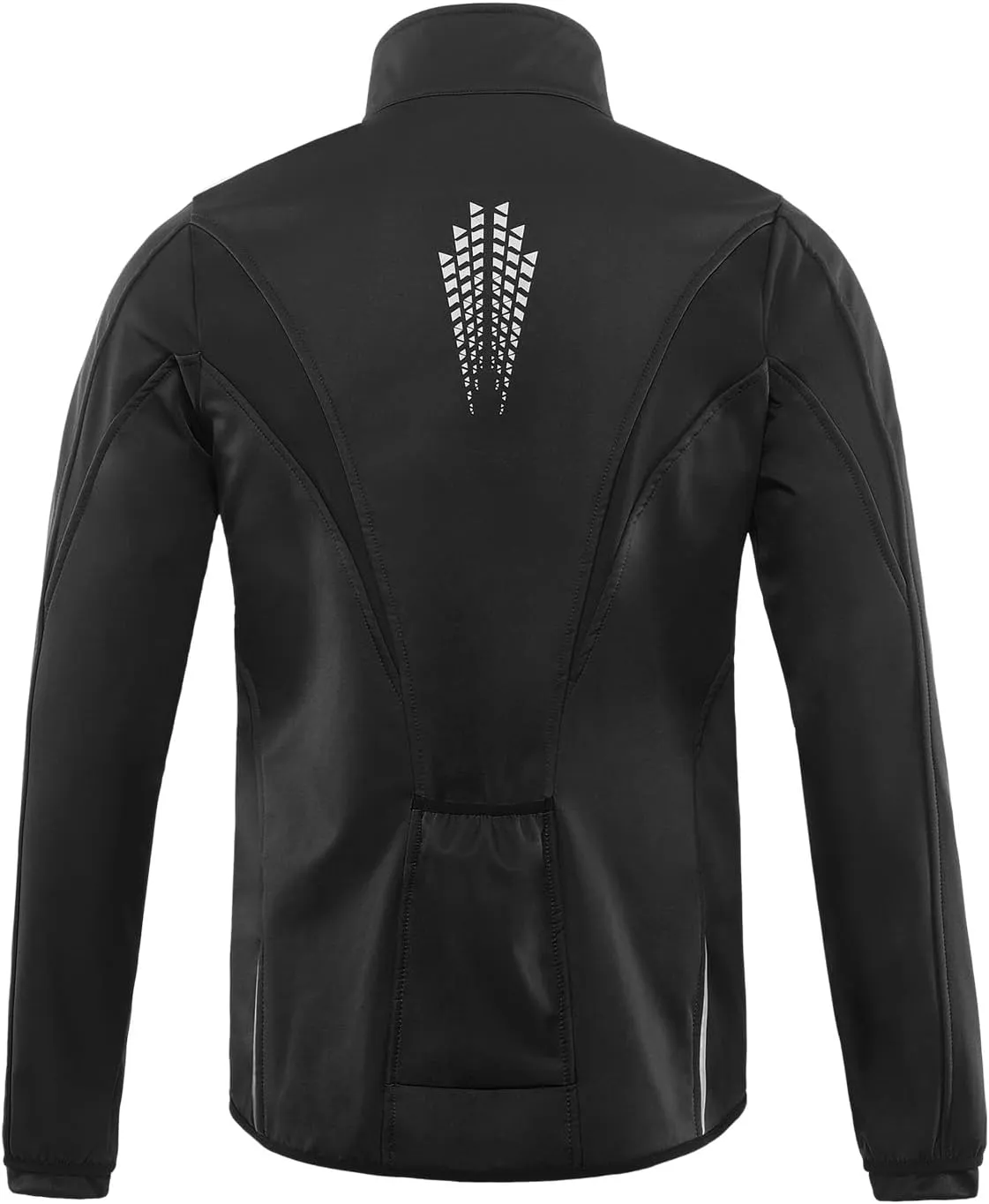 ARSUXEO Winter Warm UP Thermal Softshell Cycling Jacket Windproof Waterproof 15-k