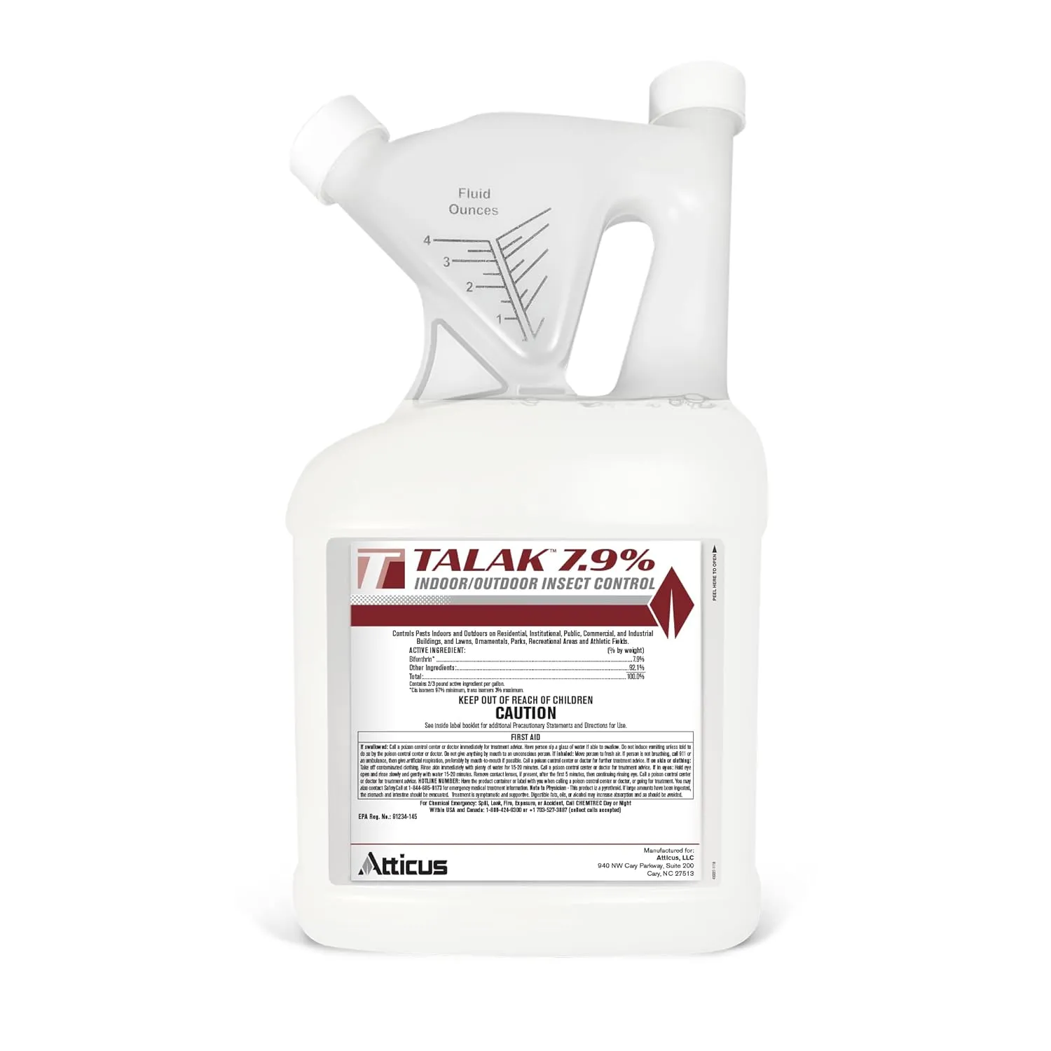 Atticus Talak 7.9% Indoor/Outdoor Insect Control - Bifenthrin Concentrate (1 GAL)