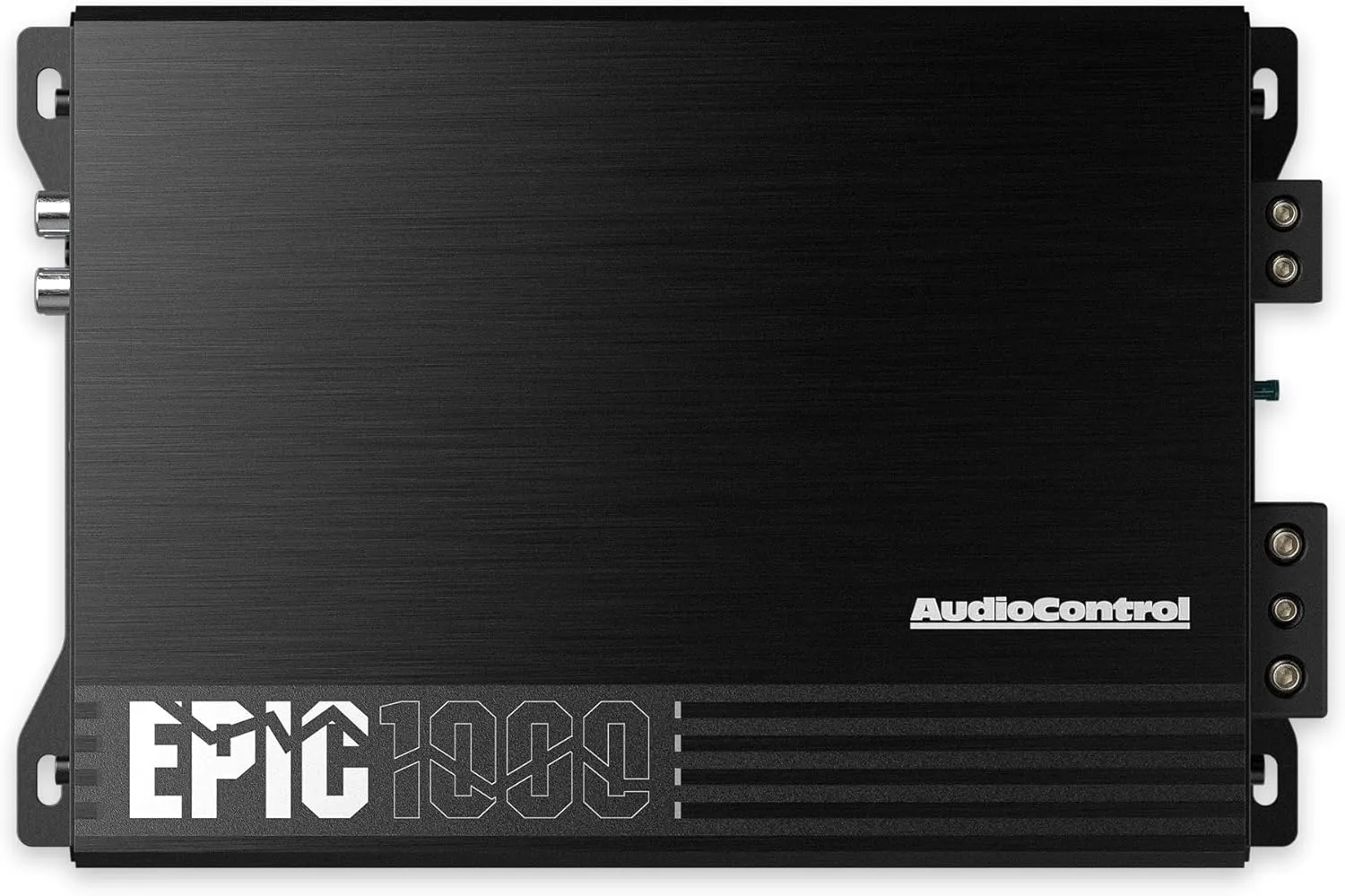 AudioControl EPIC1000 EPIC Series 1000 Watt RMS Compact 1-Channel Monoblock Car Audio Subwoofer Amplifier, Class D, Epic Boost, Subsonic Filter, Low Pass Filter, ACR-E Remote Bass Knob, Epicenter Link
