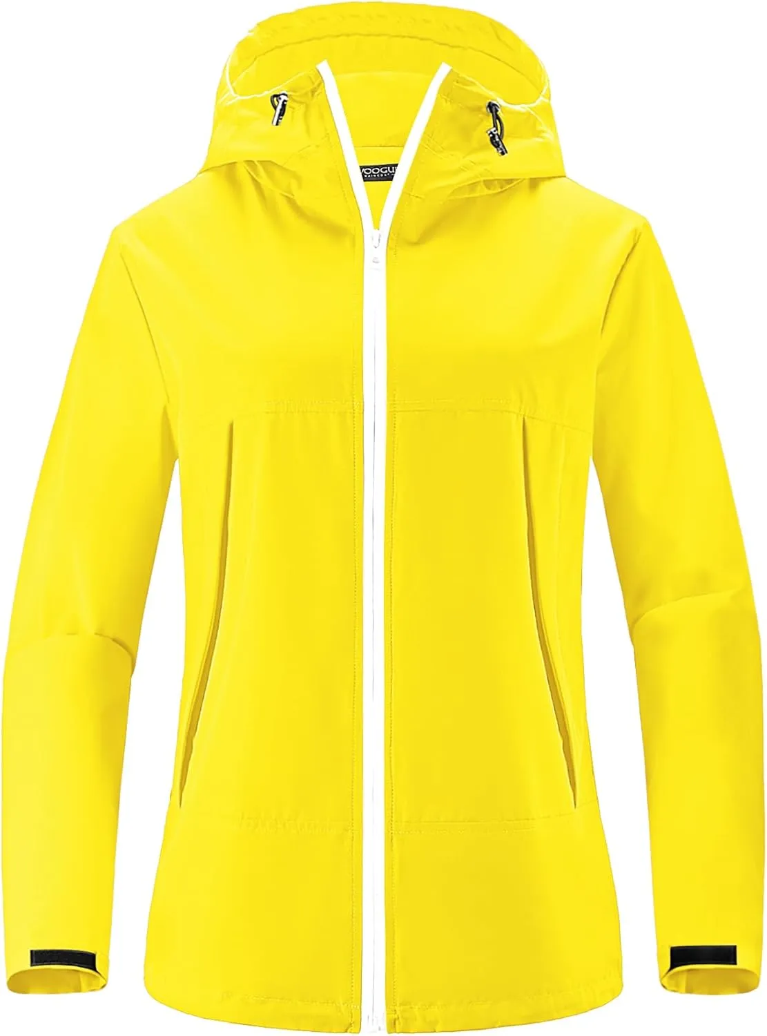 Avoogue Rain Jacket Women Waterproof Lightweight Raincoat Lined Outdoor Hooded Windbreaker
