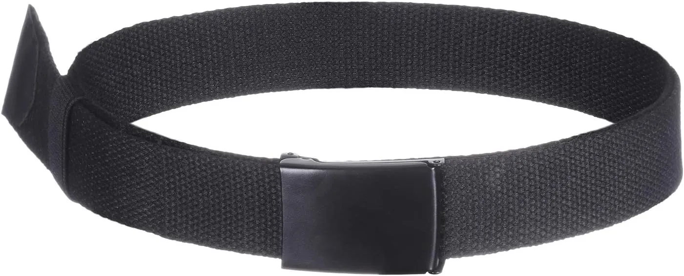 AWAYTR Boys Canvas Web Belts - 2PCS School Uniform Cotton Strap Belt Adjustable in Four Sizes Suitable for Girls