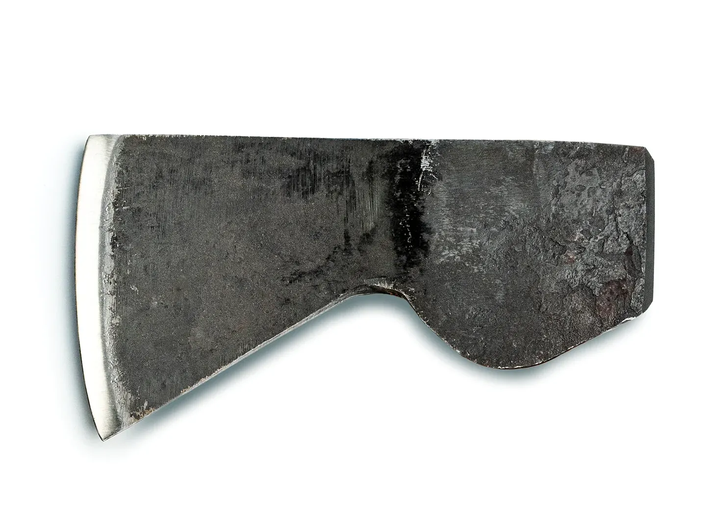 AX1_Head – Hand-Forged Axe Hatchet Head with Leather Sheath