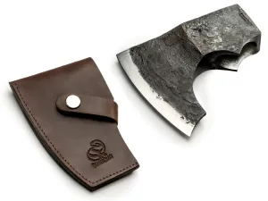 AX4_Head – Hand-Forged Axe Head with Leather Sheath