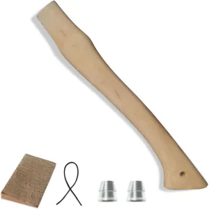 Axe Handle Replacement, 15.75in Walnut Hatchet Handle Replacement for Camping Gardening Axe