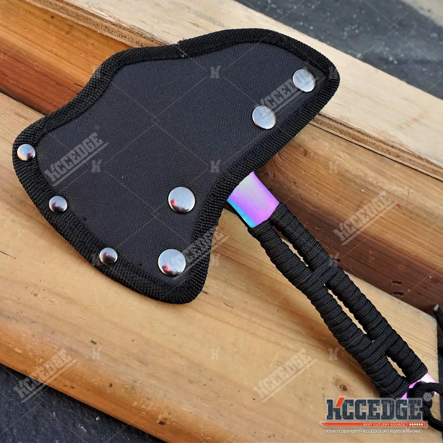 Axe Hatchet Tactical Axe Survival Axe Hunting Knife 8 Inch Overall Full Tang Razor Sharp Edge Camping Accessories Camping Gear Survival Kit Survival Gear Tactical Gear 77855