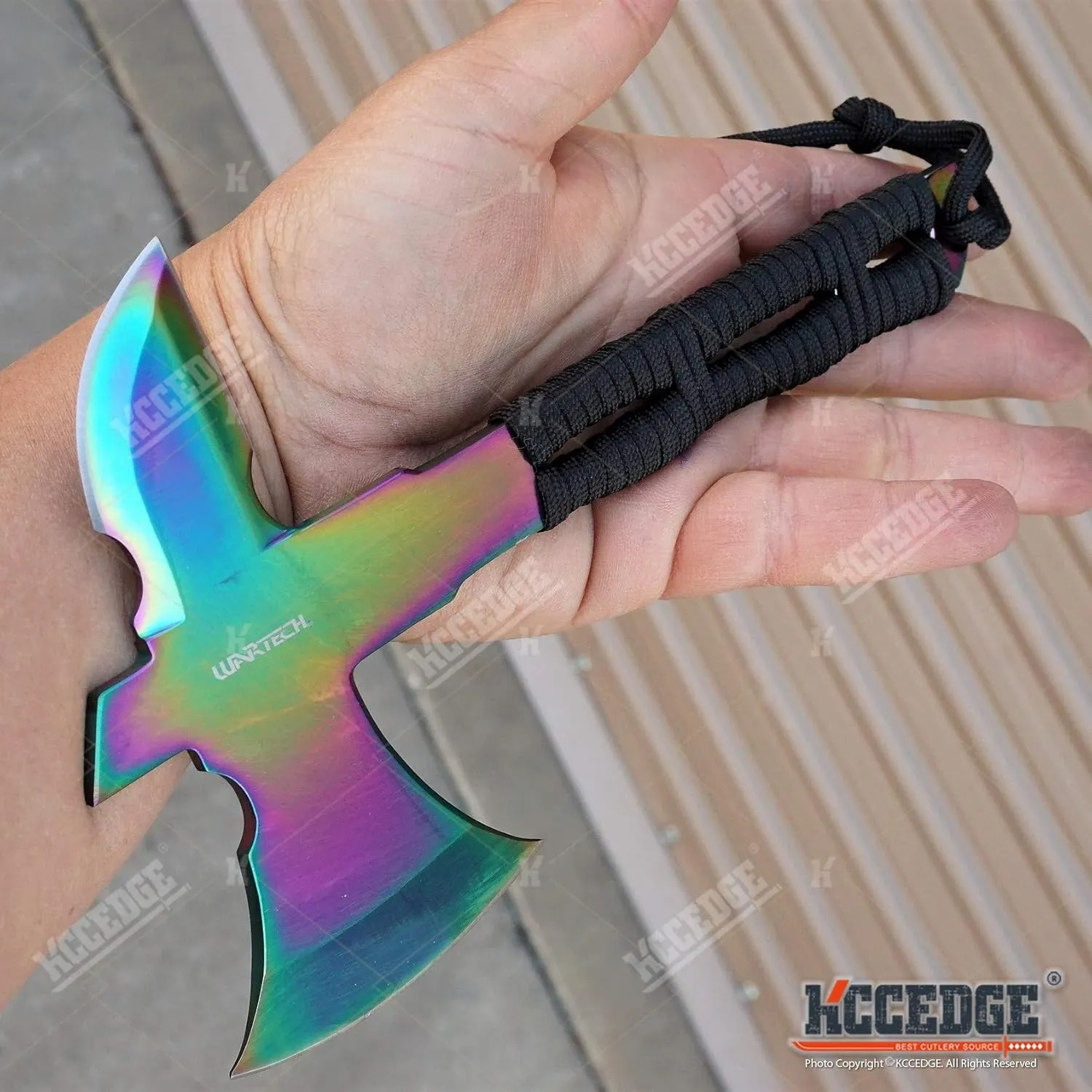 Axe Hatchet Tactical Axe Survival Axe Hunting Knife 8 Inch Overall Full Tang Razor Sharp Edge Camping Accessories Camping Gear Survival Kit Survival Gear Tactical Gear 77855