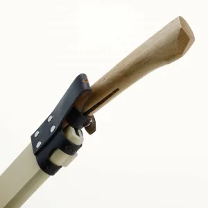 AZUMASYUSAKU Polished Hatchet 210mm(ABT 8.3") , Edge of Blade: Famous Aogami Steel, Double Bevel, Japanese Craftsmen Made!