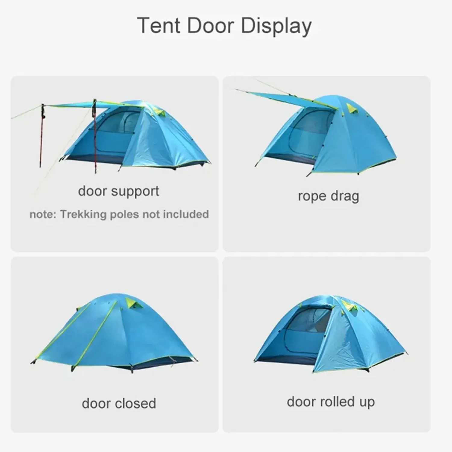 Backpacking Tent, 2 Person Instant Camping Tent