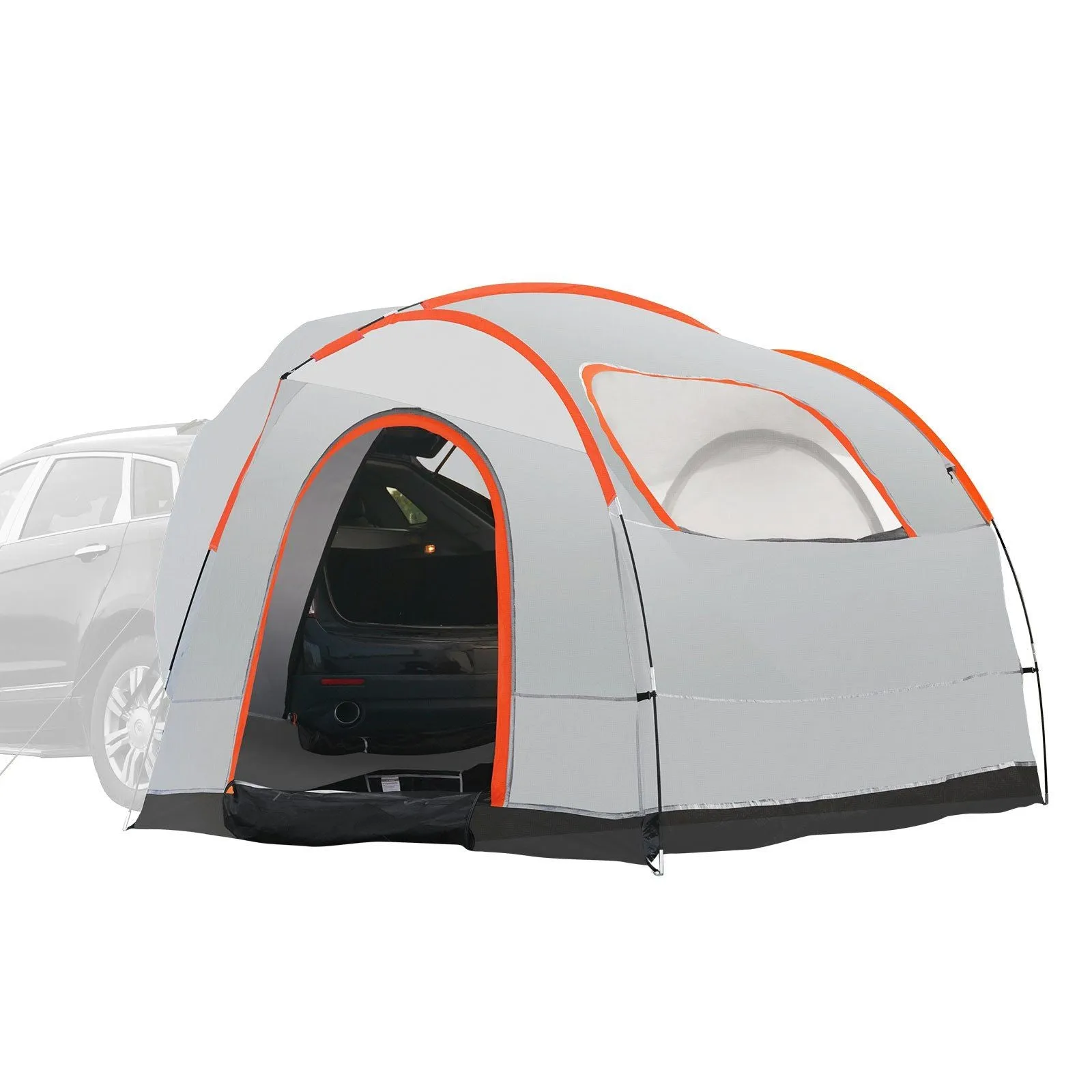 Bag, with PU2000mm and Truck for Tent, Tent SUV Rain VEVOR SUV Carry Rear Attachment Tent Tent, Van Layer Layer 8'-8' Accommodate 6-8 Efficient Reduced cost Camping Double Camping for Tailgate Person, Hatch
