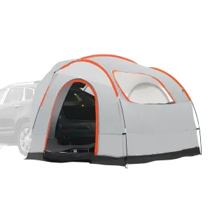 Bag, with PU2000mm and Truck for Tent, Tent SUV Rain VEVOR SUV Carry Rear Attachment Tent Tent, Van Layer Layer 8'-8' Accommodate 6-8 Efficient Reduced cost Camping Double Camping for Tailgate Person, Hatch