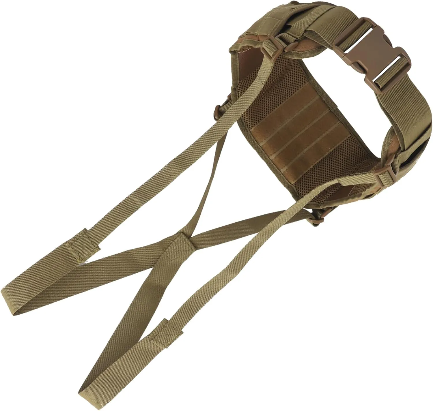 balacoo Camping Soldier Belt Hiking Duty Belt Utility Belt Waist Belt for Men Outdoor Supplies