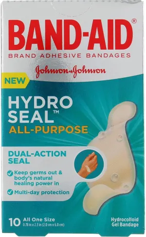 Band-Aid Hydro Seal All Purpose, 10 Count(One Size) Each(Pack of 5)