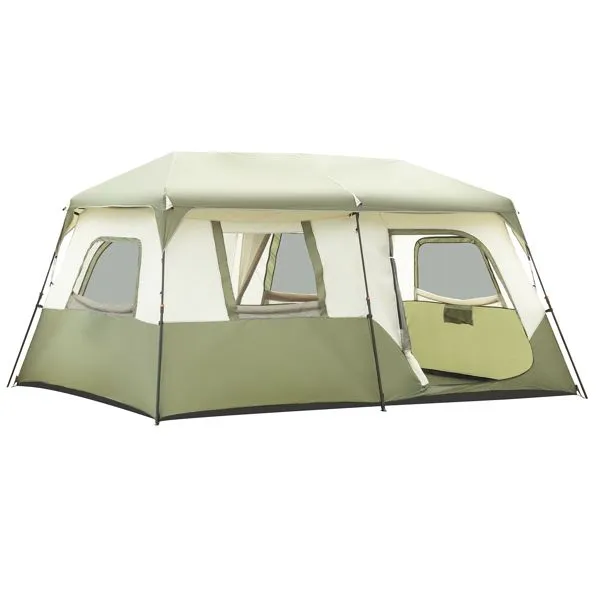 BaseLodge™ 8-Person Tactical Instant Tent – Fast-Deploy Shelter for Group Adventures