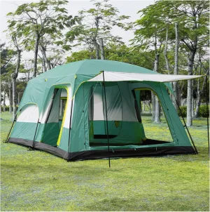 Basic Tent 5 to 8 People Ventilated,Waterproof Tents for Camping Waterproof Light and Stable Tent Porch Extension Ideal for Camping in The Garden