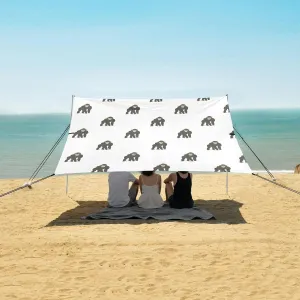 Beach Shade Tent with UPF50  UV Protection,Bonobo Gorilla Monkey Pattern Lightweight Camping Sun Shelter for Outdoor,Camping Trips, Fishing, Backyard,Picnics,Easy Set Up and Carry 9x10.5 FT