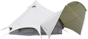 Bell Tent- W/Stove Jack, Waterproof 4 Season Luxury Outdoor Camping and Glamping Yurt Tent for Family Camping Outdoor Hunting Party