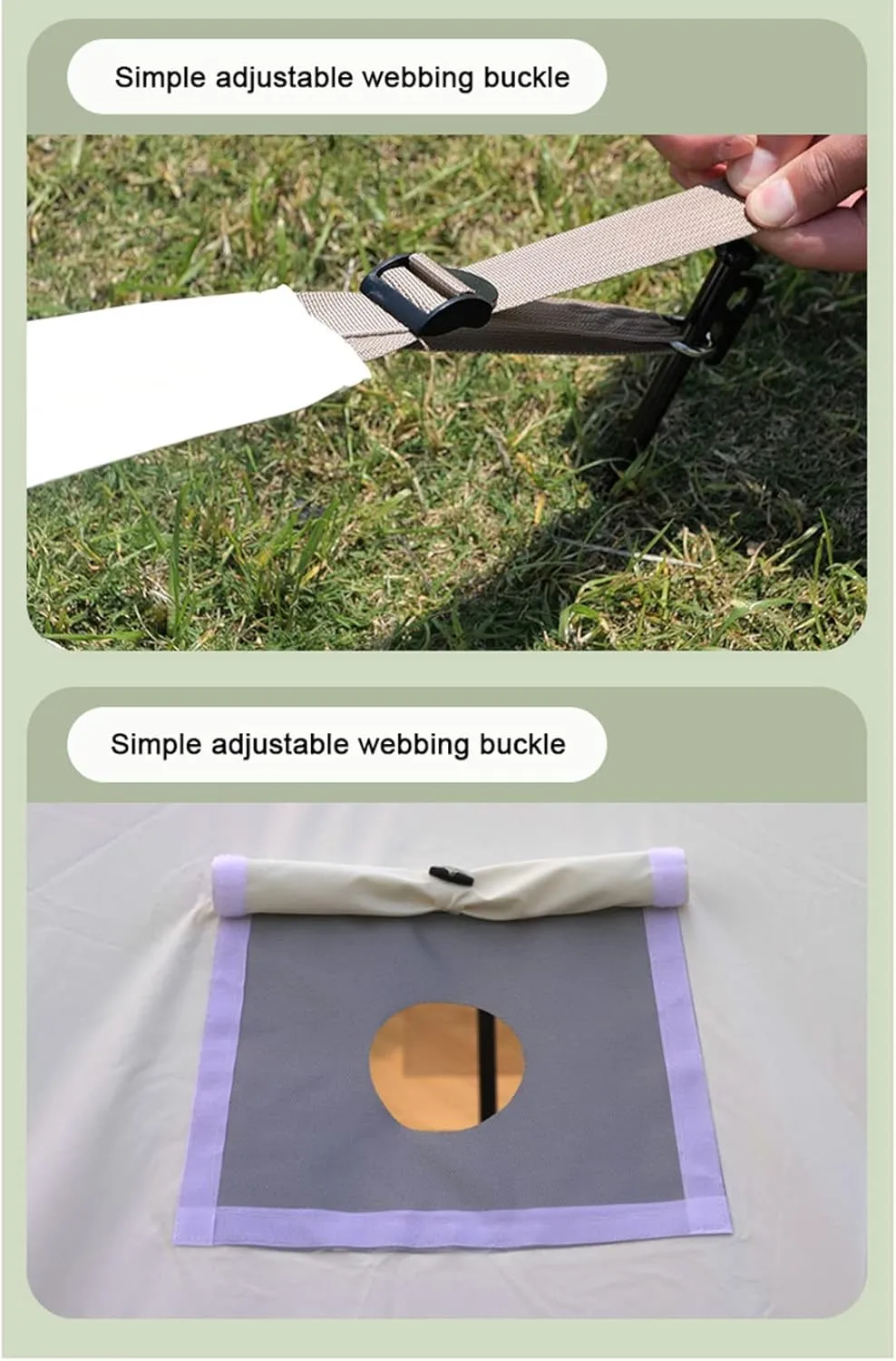 Bell Tent- W/Stove Jack, Waterproof 4 Season Luxury Outdoor Camping and Glamping Yurt Tent for Family Camping Outdoor Hunting Party