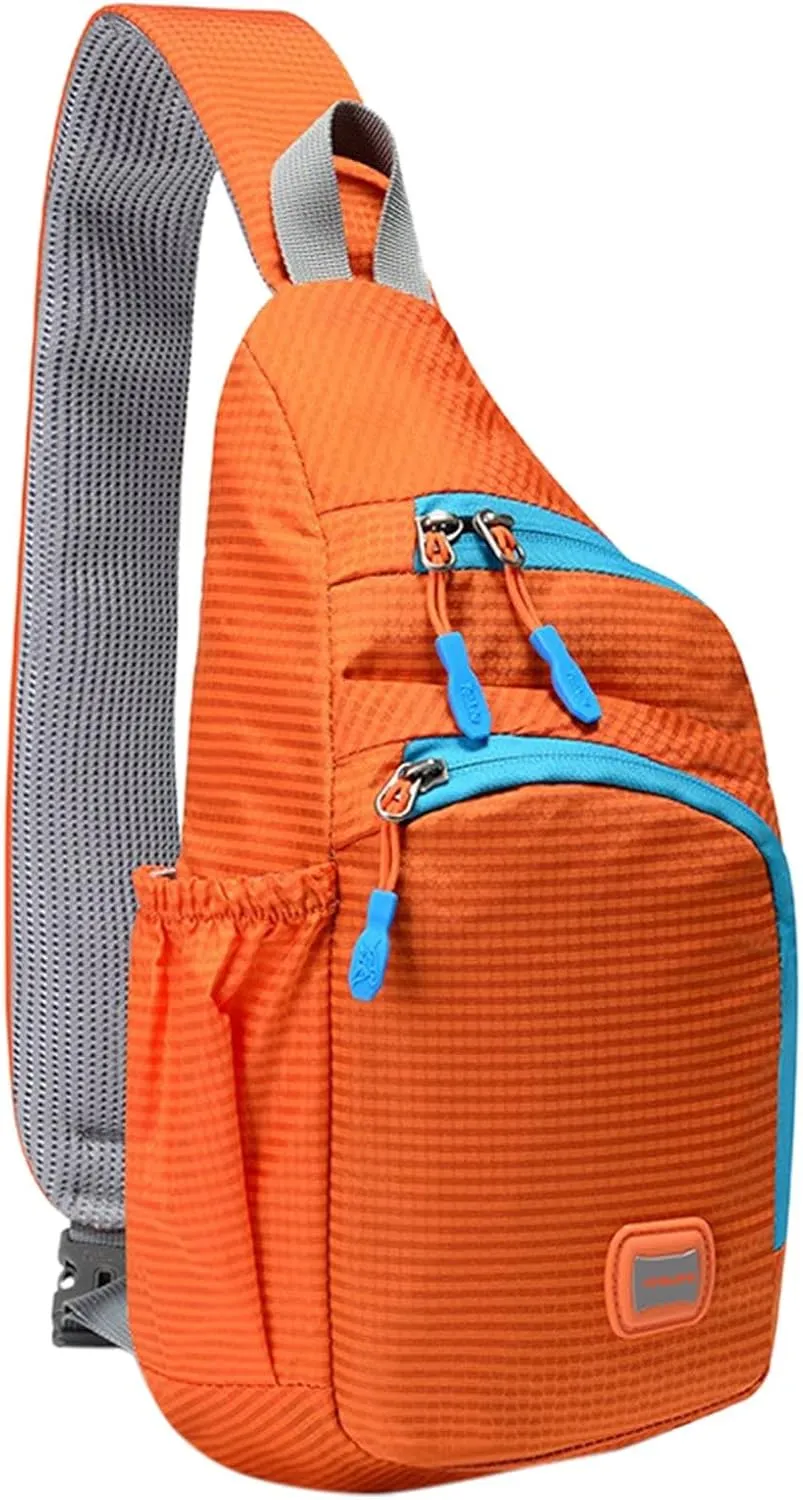 Belt Bag for Travel Walking Running Hiking Nylon Fanny Pack Trendy Zipper Sling Bag With Side Pocket For Outdoor