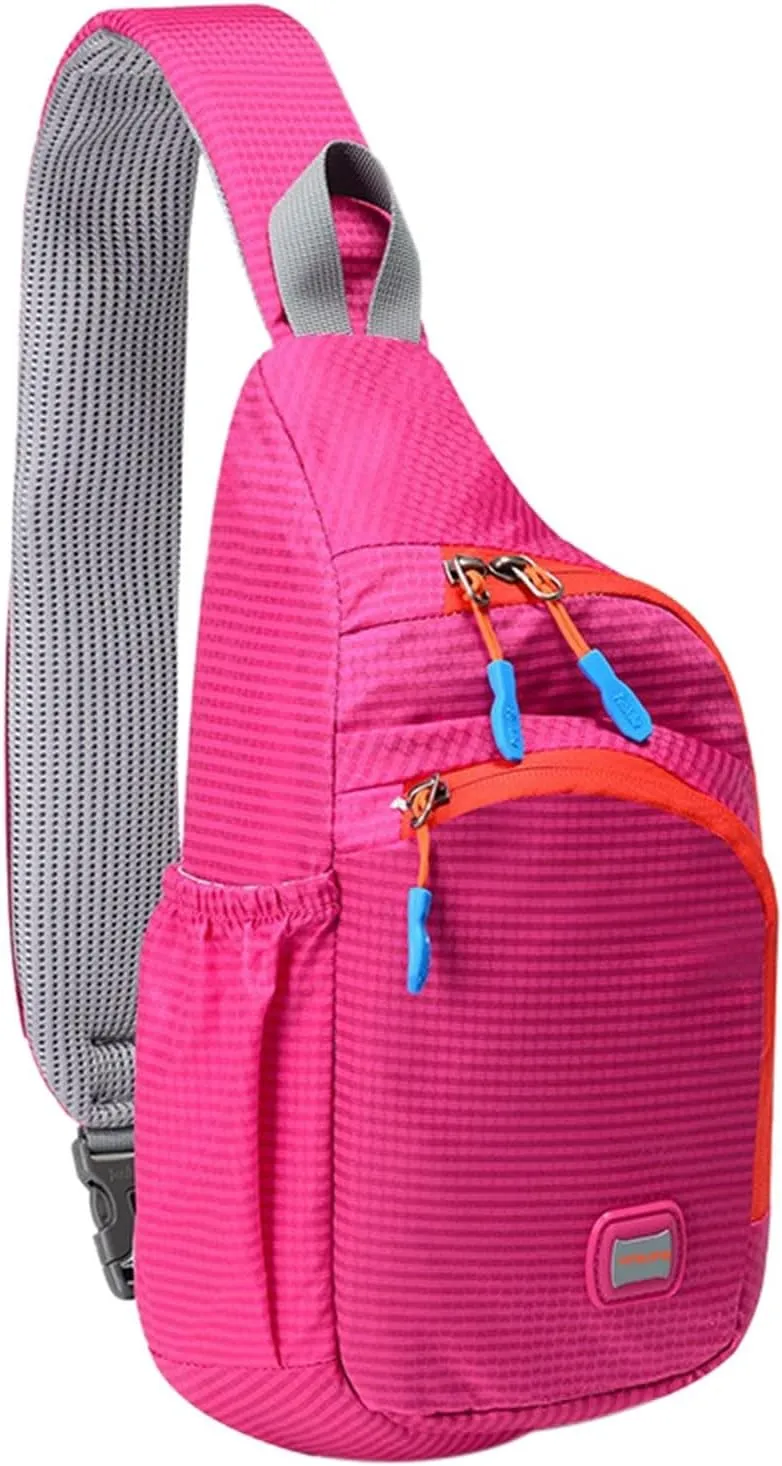 Belt Bag for Travel Walking Running Hiking Nylon Fanny Pack Trendy Zipper Sling Bag With Side Pocket For Outdoor