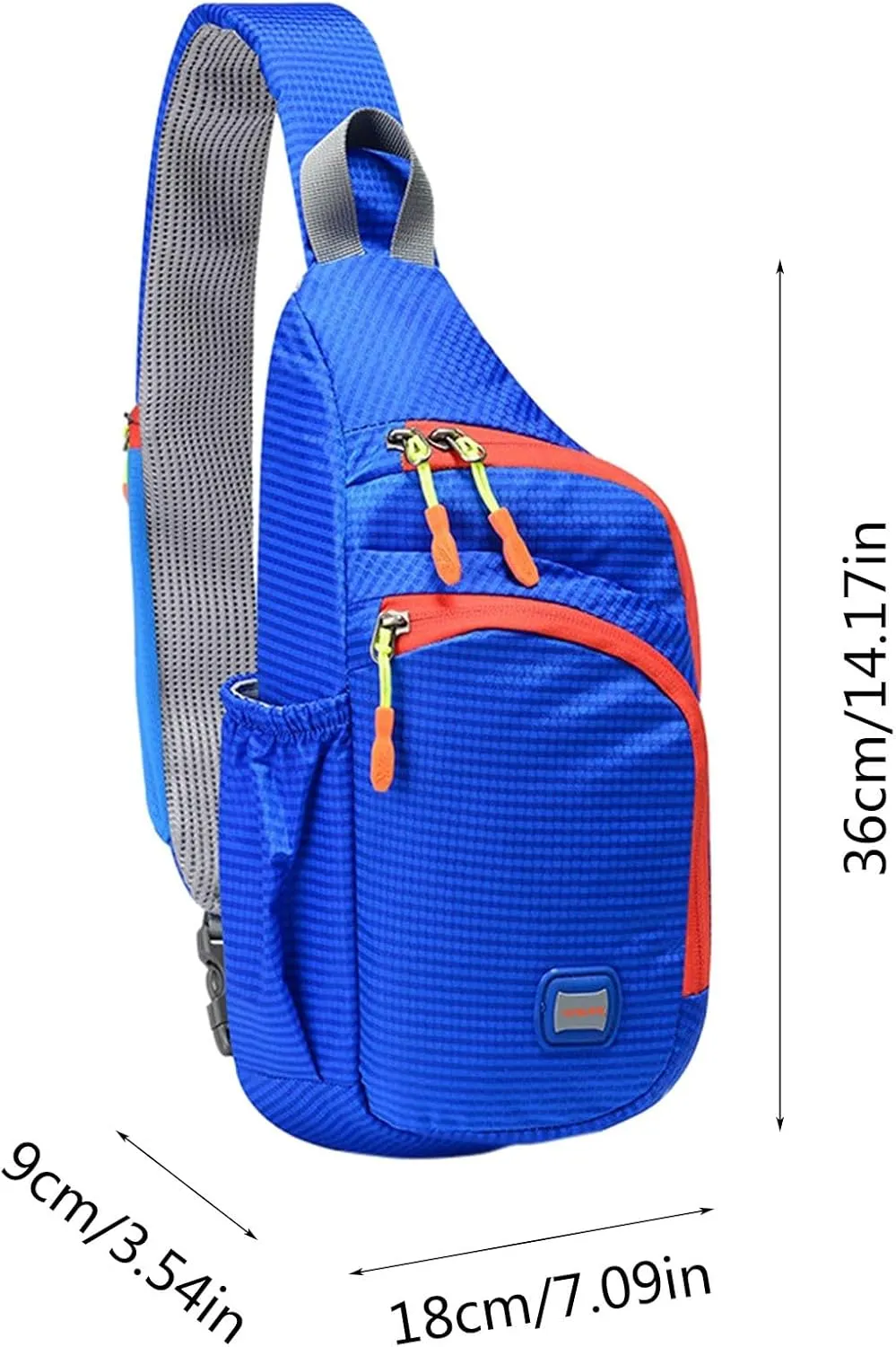Belt Bag for Travel Walking Running Hiking Nylon Fanny Pack Trendy Zipper Sling Bag With Side Pocket For Outdoor