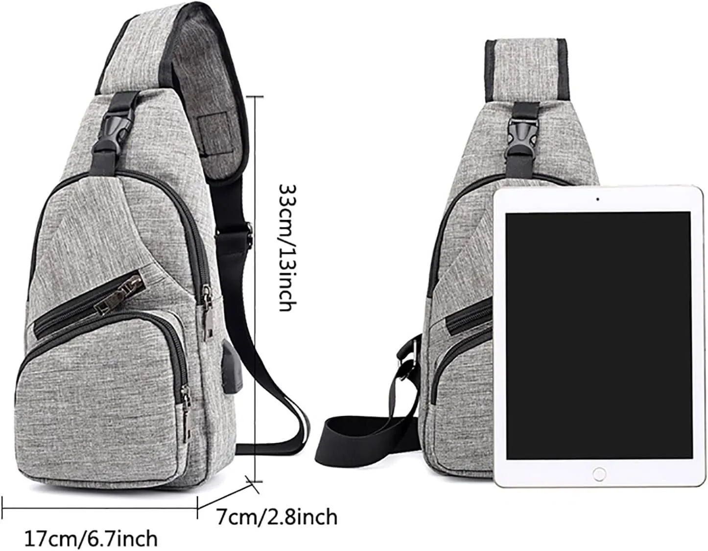 Belt Bag for Travel Walking Running Hiking Sling Bag For Men Women Shoulder Backpack Chest Bags Crossbody Daypack
