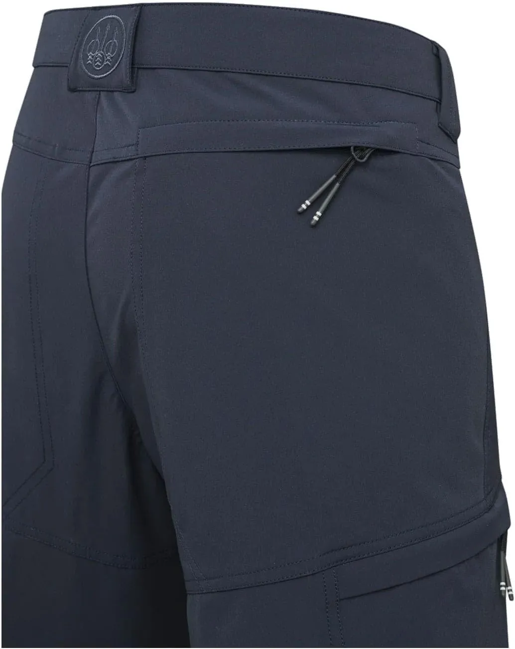 Beretta Men's Tech Bermuda Lightweight Breathable Flexible Shooting Shorts with Zippered Back Pocket & 2 Side Cargo Pockets