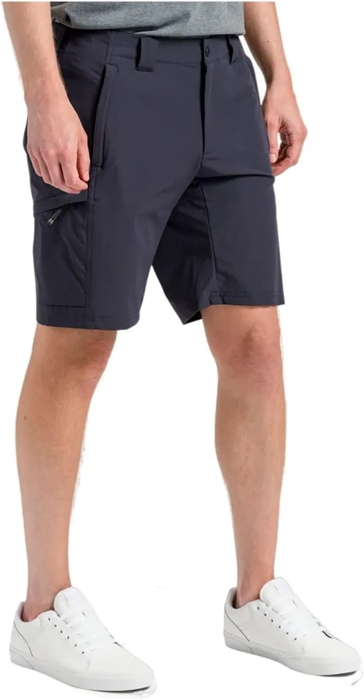 Beretta Men's Tech Bermuda Lightweight Breathable Flexible Shooting Shorts with Zippered Back Pocket & 2 Side Cargo Pockets