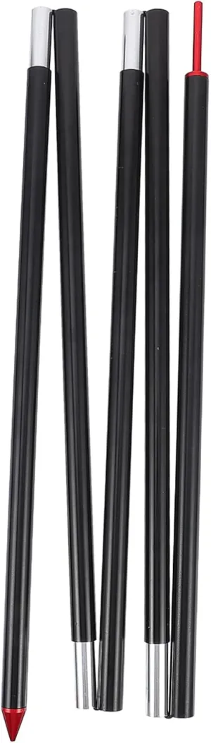 BESPORTBLE High Wind Resistant Tent Poles Replacement 5 Sections Extending Canopy Rod for Tarp