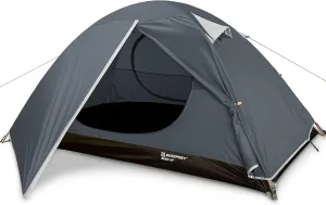 Bessport Camping Tent 1/2 Person Tent Waterproof Two Doors Backpacking Tent Easy Setup Lightweight for Outdoor, Hiking Mountaineering Travel