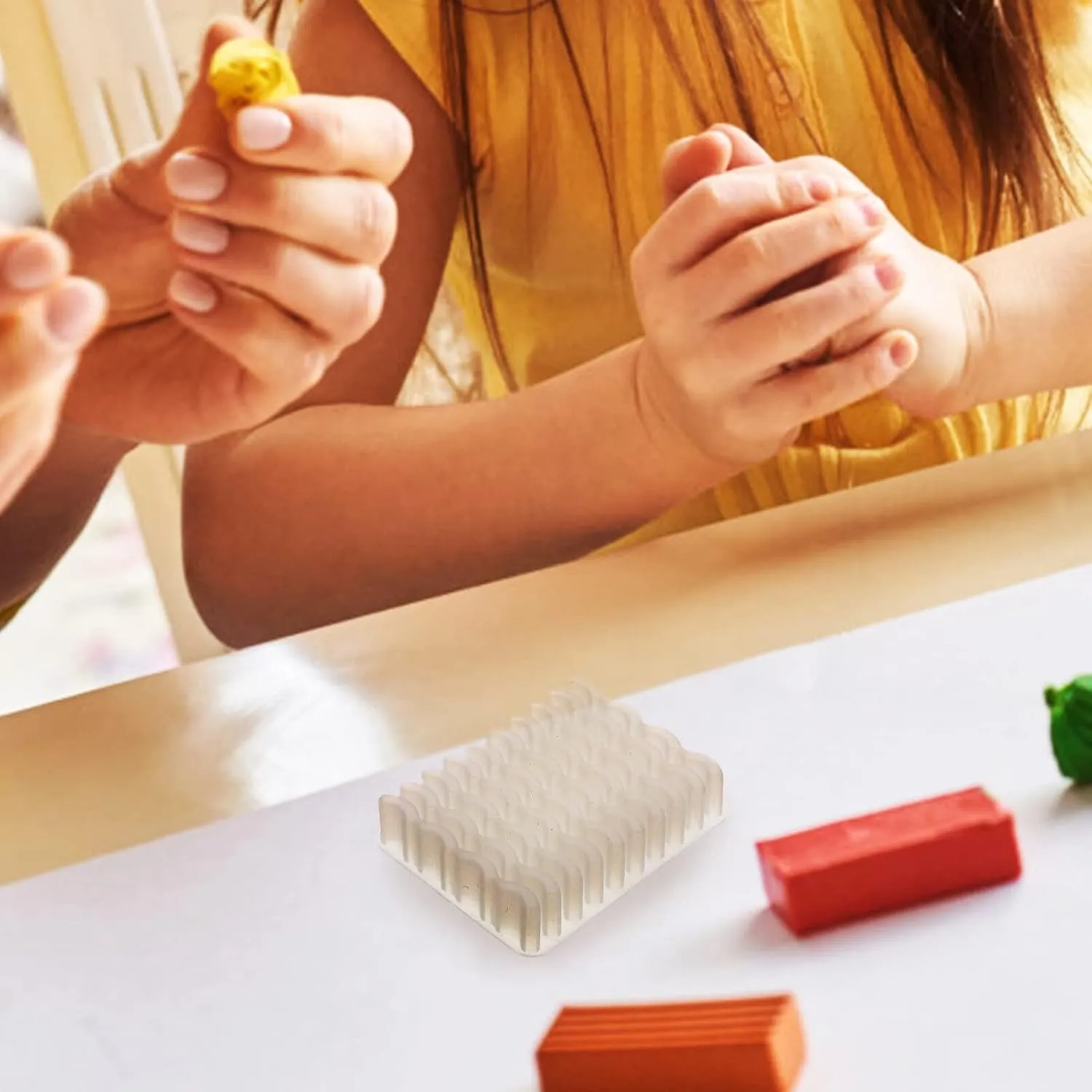 BESTonZON 1set Miniature Brick Mold for Sand Table Building Lightweight Mold Making Supplies for Crafting Landscapes and Miniature Scenes