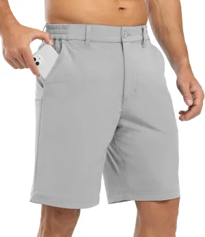 BGOWATU Mens Golf Shorts Stretch Dress Shorts Dry Fit Casual Hiking Cargo Shorts for Summer with Pockets