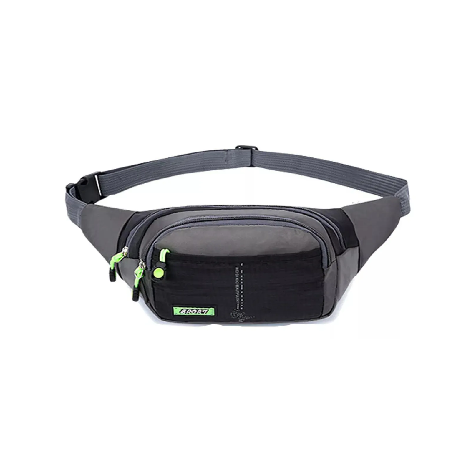 Black Camping Sport Hiking Unisex Waterproof Running Belt Waist Pouch