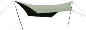 Black Coated Tarcanopy Waterproof Outdoor Awning Camping Hexagonal Canopy UV Resistant Square Awning Tarp